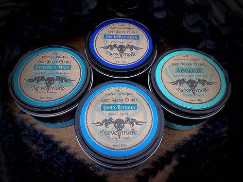 Nevermore 6oz Candle in Tin w/ Lid