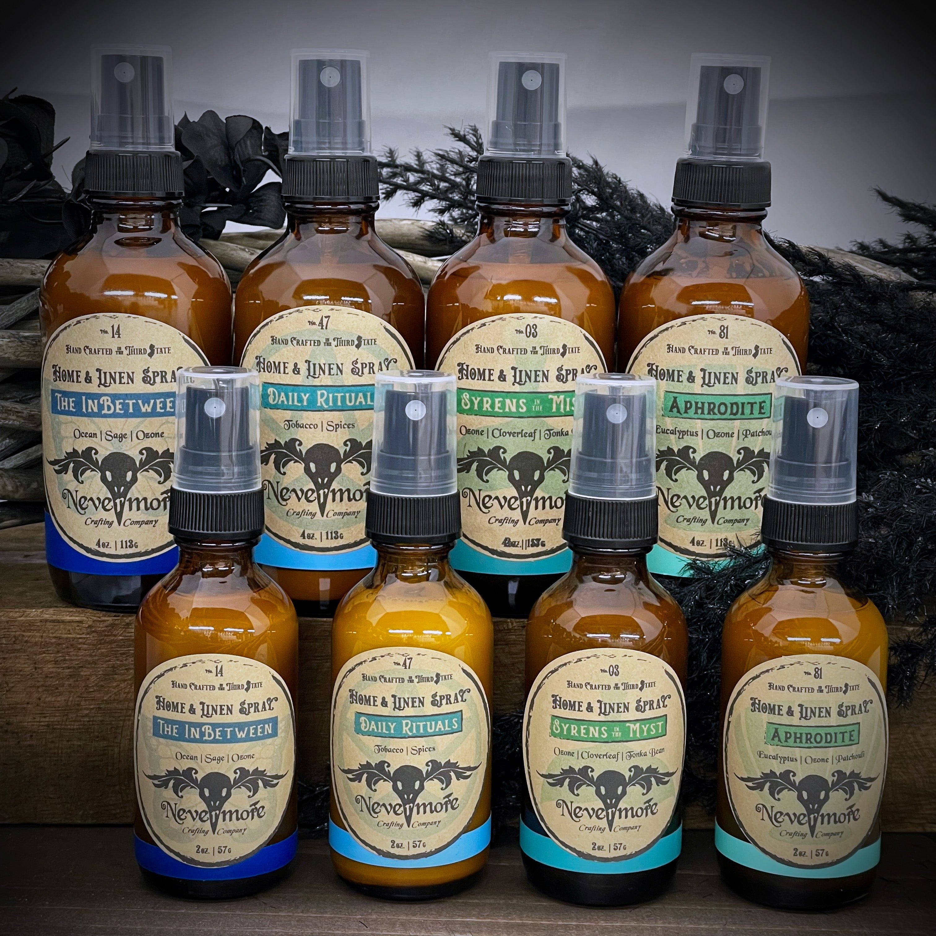 Nevermore Home & Linen Sprays